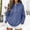 Navy Coats for Women, variant on CYMMPU Women’s Zip Up Hooded Sweatshirt Jacket, Long Sleeve Casual Outerwear with Front Pockets Relaxed Fit Hoodie Coat for Everyday Sporty and Loungwear Style Light Blue M