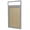 Caramel, variant on Pemberly Row Vinyl 36" x 30" 1 Door Enclosed Headliner Letterboard in Navy