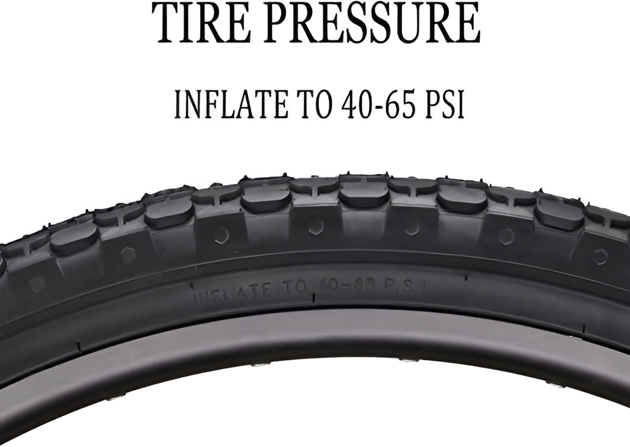 MOHEGIA 2 Pack Bike Tires 24"x 2.125" Black Side Wall Folding Cruiser Bicycle Replacement Tire