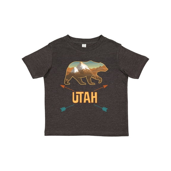 Inktastic Utah Vacation Bear Silhouette Boys or Girls Toddler T-Shirt