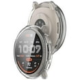 thumbnail image 4 of Hard Shell Glass Screen Protector Film Full Frame Case For Amazfit active 2 New' O5R8, 4 of 9