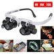 thumbnail image 2 of Lupa de diadema ajustable con luz LED 8X 15X 23X Gafas de lupa Gafas binoculares Lupa de manos libres JAMW Sencillez, 2 of 5