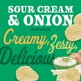 thumbnail image 2 of Herr's Sour Cream & Onion Flavored Ripple Potato Chips Party Size, 13 oz, 2 of 10