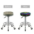 thumbnail image 3 of Uemuo Pride Rainbow Pattern Round Bar Stool Seat Covers Washable Stool Cushion Slipcover Elastic Bar Chair Covers-12 inch, 3 of 7