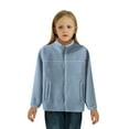 thumbnail image 3 of LUOGENLI Girls Jackets Size 14-16 Spring Toddler Boys Girls Long Sleeve Winter Solid Color Warm Outwear Thicken Jacket Coat Girls Jackets Size 10-12 Jackets for Girls 12-14 10-12 Years, 3 of 5