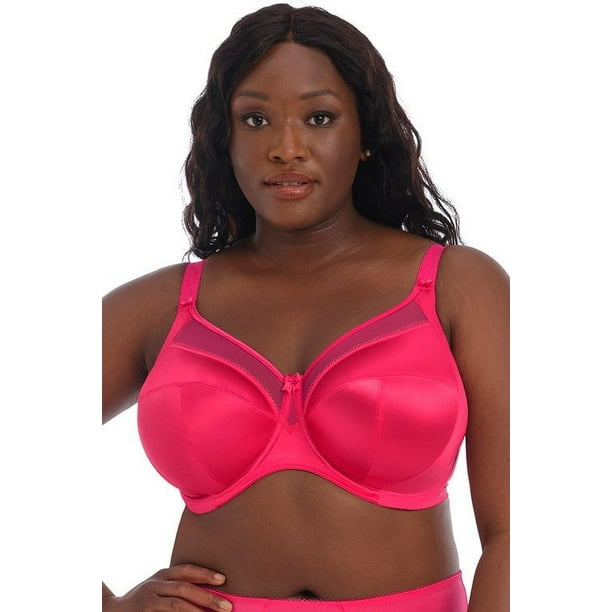 Goddess Women's Plus-Size Keira Banded Underwire Bra, Ink