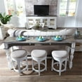 thumbnail image 7 of Liberty Furniture Magnolia Manor White Console Swivel Stool, 7 of 7