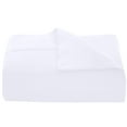 thumbnail image 4 of Royale Linens Queen Size Flat Sheet Only - Brushed 1800 Microfiber - Wrinkle&Stain Resistant - Hotel Quality Flat Sheet Sold Separately - Top Sheet for Bed (Queen, White), 4 of 10