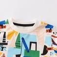 thumbnail image 6 of Karoyedx Baby Boys Clothes Toddler Boy Clothes Fall Winter Outfits Sweatshirt Long Sleeve Shirt Animal Tops Boys Clothes White Size,7 Yerars, 6 of 9