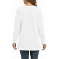 thumbnail image 5 of ONLYSHE Women's Casual Drop Long Sleeve Tunic Sweatshirt with Side Slits, S-3XL, 5 of 6