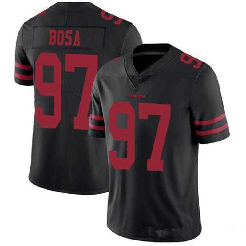 Men/Women/Youth Jersey Nick_Bosa_#97 Football Gifts 5XL Jerseys Black 