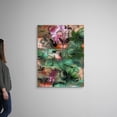 thumbnail image 2 of Great Big Canvas "Aqua Lilies"  by Mindy Sommers Brown Dark Forest Green   Wrapped Canvas Print Wall Artwork, 2 of 7