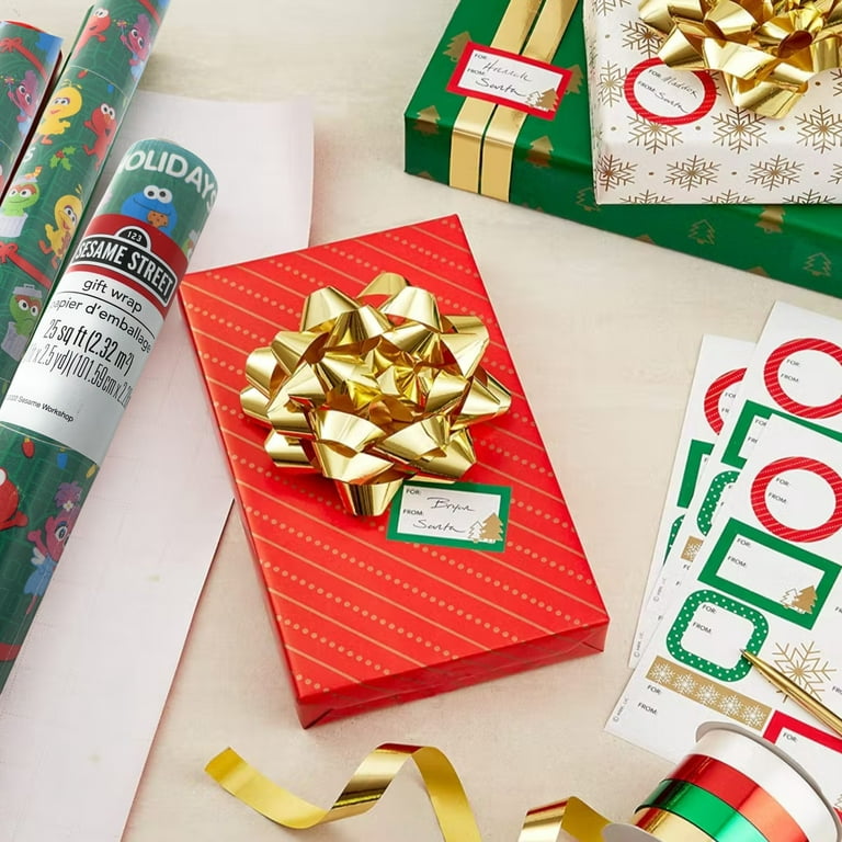 Festive Christmas Gift Wrap in Green - FestivalGiftShop – Festival Gift Shop