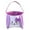 Purple, variant on Nilvkv Easter Bunny Basket with Handle, Easter with Long - Eared Design - Portable Basket / Tote Bag Ideal for Easter Celebrations for Easter Basket Stuffers