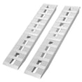 thumbnail image 1 of BeesClover Aluminum Ramps, 6000 Lbs, Heavy-Duty Ramps with Top Hook Attaching End, Universal Loading Ramp for Motorcycle, Tractor, ATV/UTV, Trucks, Lawn Mower, 60" L x 14" W x 6" H, 2Pcs, 1 of 5