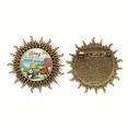 thumbnail image 1 of Pin de gancho de metal vintage con forma de sol Unbranded Tailandia Chiang Mai 4.5 cm M, 1 of 3