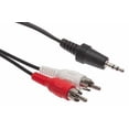 thumbnail image 2 of OPAL- 6Pcs 6Ft 3.5Mm Male Stereo Earphone To Rca Male Audio Input Cable Mp3, Phone 6X, 2 of 3