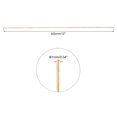 thumbnail image 2 of Uxcell 30Pcs Brass Rods 0.04 x 11.81" Brass Solid Round Stock Lathe Bar for Knife Handles Pin DIY Craft Model Plane, 2 of 7