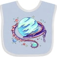 thumbnail image 3 of Inktastic Space Dragon and Planet Boys or Girls Baby Bib, 3 of 4