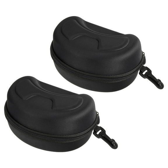 Uxcell Hard Ski Goggle Case, 2 Pack EVA Sports Glasses Case, 8.27" x 4.33" x 3.54"