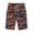 Red Shorts for Men, variant on IYTR Mens Gym Shorts Drawstring Elastic Waist Shorts Plus Size Loose Shorts Casual Athletic Cargo Shorts Summer Camouflage Gray XL