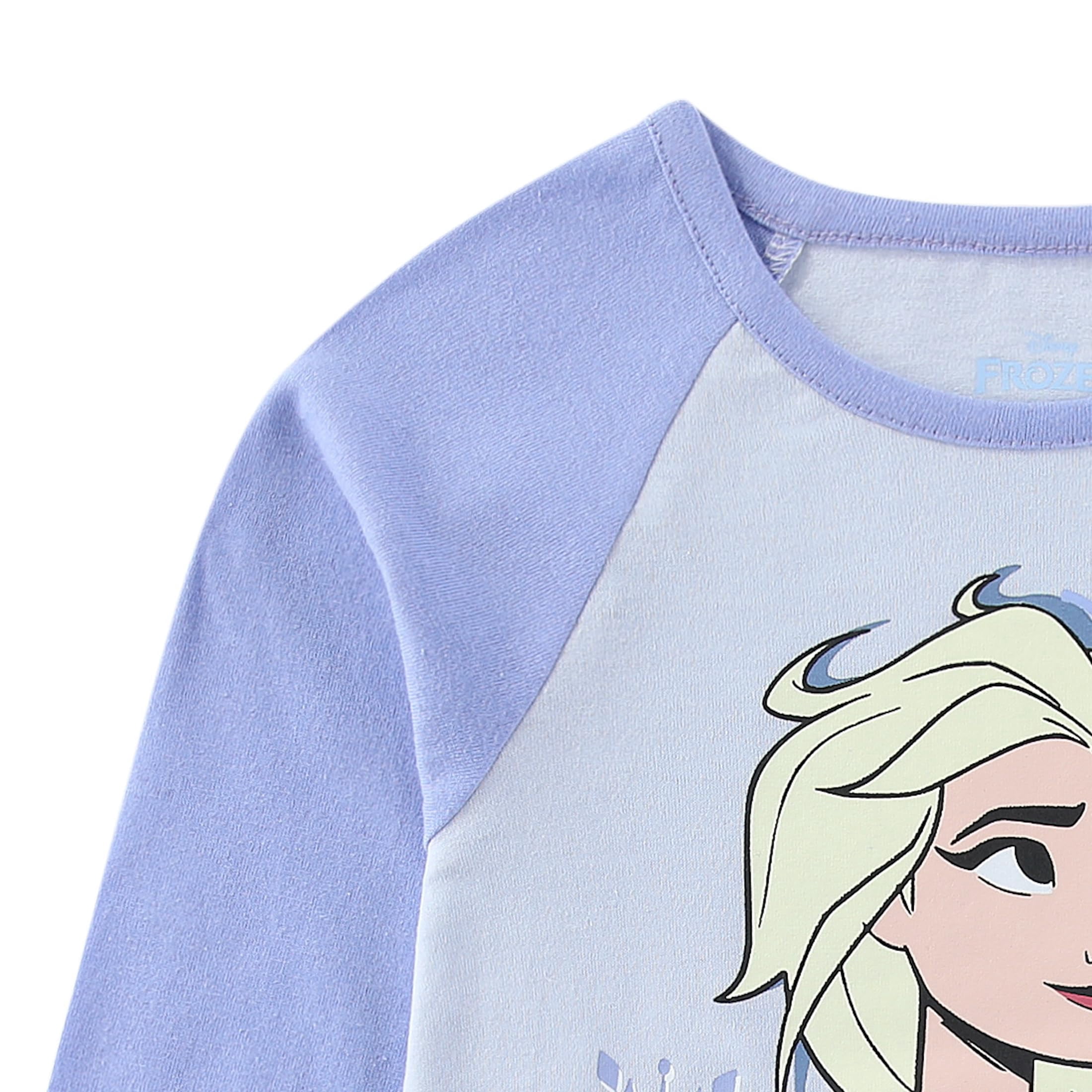 Disney Frozen Long Sleeve Shirt and French Terry Pants Set (Girls), 2 Piece Set, Sizes 2T-6X