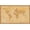 Premium Unframed Version, variant on Antique World Map 2024 Wall Poster with Push Pins, 14.725" x 22.375"