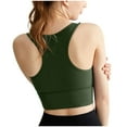 thumbnail image 5 of Jsaierl Womens Sports Bras No Wire Yoga Fitness T-shirt Bra Cotton Padded Bralettes Stretch High Support Sports Bras, 5 of 7