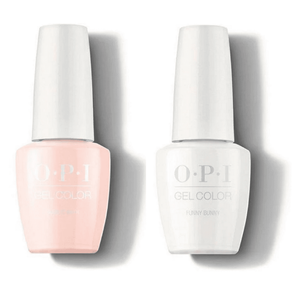 OPI Nail Gelcolor French Manicure Bubble Bath + Funny Bunny GC S86