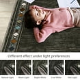 thumbnail image 6 of Hasoo 2' x 6' Modern Bordered Hallway Runner Rug Indoor Washable Bedside Carpet for Bedroom, Brown, 6 of 7