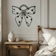 thumbnail image 4 of Violaura Bow Accent Metal Wall Art - Easy to Install Hanging Perfect for Home, Living Room Decor (12" x 12"), 4 of 8