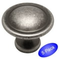 thumbnail image 1 of Cosmas 4539WN Weathered Nickel Cabinet Hardware Round Knob - 1-1/8" Diameter - 5 Pack, 1 of 1