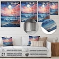 thumbnail image 4 of Designart "Lake Minimalism Coastal gracefulness" Nautical & Beach Metal Wall Art Prints, 4 of 5