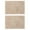 Khaki, variant on Unique Bargains 2 Pcs Microfiber Non-Slip Bathroom Mat Plush Fluffy Quick Dry Bath Rugs Khaki 16" x 24"