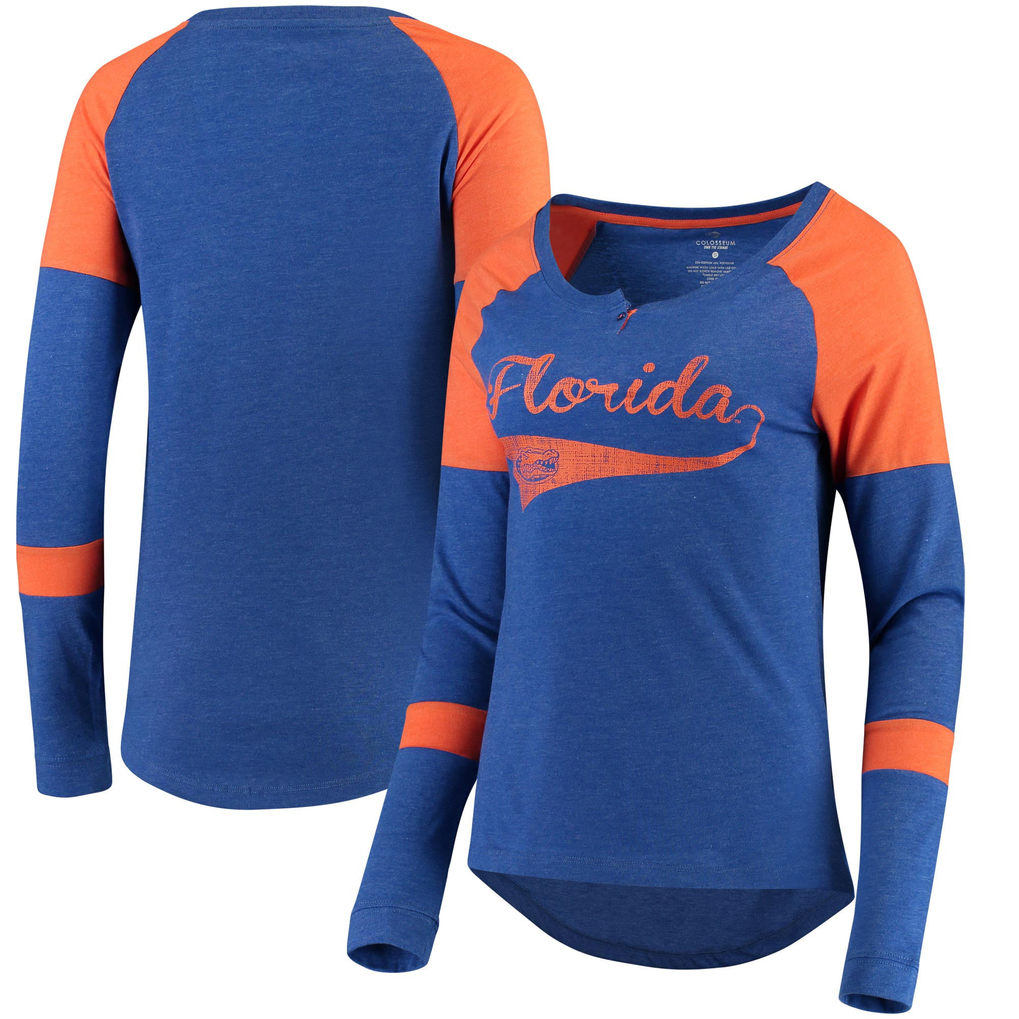 Florida Gators Shirt The Heat Raglan NCAA T-Shirt Colosseum 