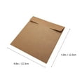 thumbnail image 2 of Supvox 1Set Multi-Function Kraft Paper Bag Khaki Brown for Storage Cd File Envelopes and Decor, 2 of 8