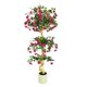 thumbnail image 1 of 6-foot artificial rosa bougainvillea tree in blanca planter - ideal para para indoor/outdoor home, oficina, garden, y wedding decor, 1 of 8