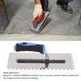 thumbnail image 3 of Notch Trowel, 8mm Notch Tile and Flooring Trowel Rugged Construction Multifunctional Comfortable Grip  for Ceramic, 3 of 7