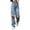 564_Blue, variant on frariair Ripped Jeans Womens Women Button High Waist Pocket Elastic Hole Trousers Loose Denim Pants Black
