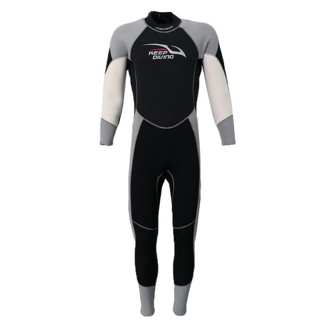 Traje de neopreno integral de 3 mm para hombre, ideal para deportes acuáticos como surf y buceo. 3XL