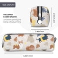 thumbnail image 3 of Fotbe Dogs Pattern Leather Pencil Case, Pencil Pouch with Durable Zipper, Compact and Stylish Organizer for Stationery, Art Supplies, Travel Essentials, 3 of 7