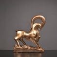 thumbnail image 4 of " Rams Auspicious" Contemporary Sculpture – An Elegant Decor for Desks, Bookshelves, Bars, and Bedrooms., 4 of 9