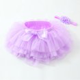 thumbnail image 3 of Ediodpoh Tutu Skirts for Women Baby Girls Soft Tutu Skirt Set with Hairband for Party Carnival Toddler Girl Women's Skirts Purple XL, 3 of 3