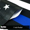 thumbnail image 4 of G128 Combo Pack: Garden Flag Stand Black 36x16IN & Garden Flag Thin Blue Line 12x18IN, 4 of 9