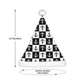 thumbnail image 3 of Fuzoiu Nautical Anchors1 Print Santa Hat Christmas Hat for Adults,Santa Hats with Pompom, Unisex Xmas Holiday Hat for Christmas New Year Festive Party Supplies, 3 of 6