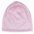 thumbnail image 2 of Dyfzdhu Men Soild India Stretch Drawstring Hat Wool Knitting Hair Loss Head Scarf Wrap Pink, 2 of 2