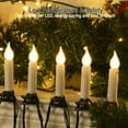 thumbnail image 3 of DONGPAI 20 PCS Flameless LED Taper Candles Battery Operated Christmas Tree Candle Lights Electric Fake Candles Perfect for Holiday Home Garden Wedding Parties Decor, 3 of 10