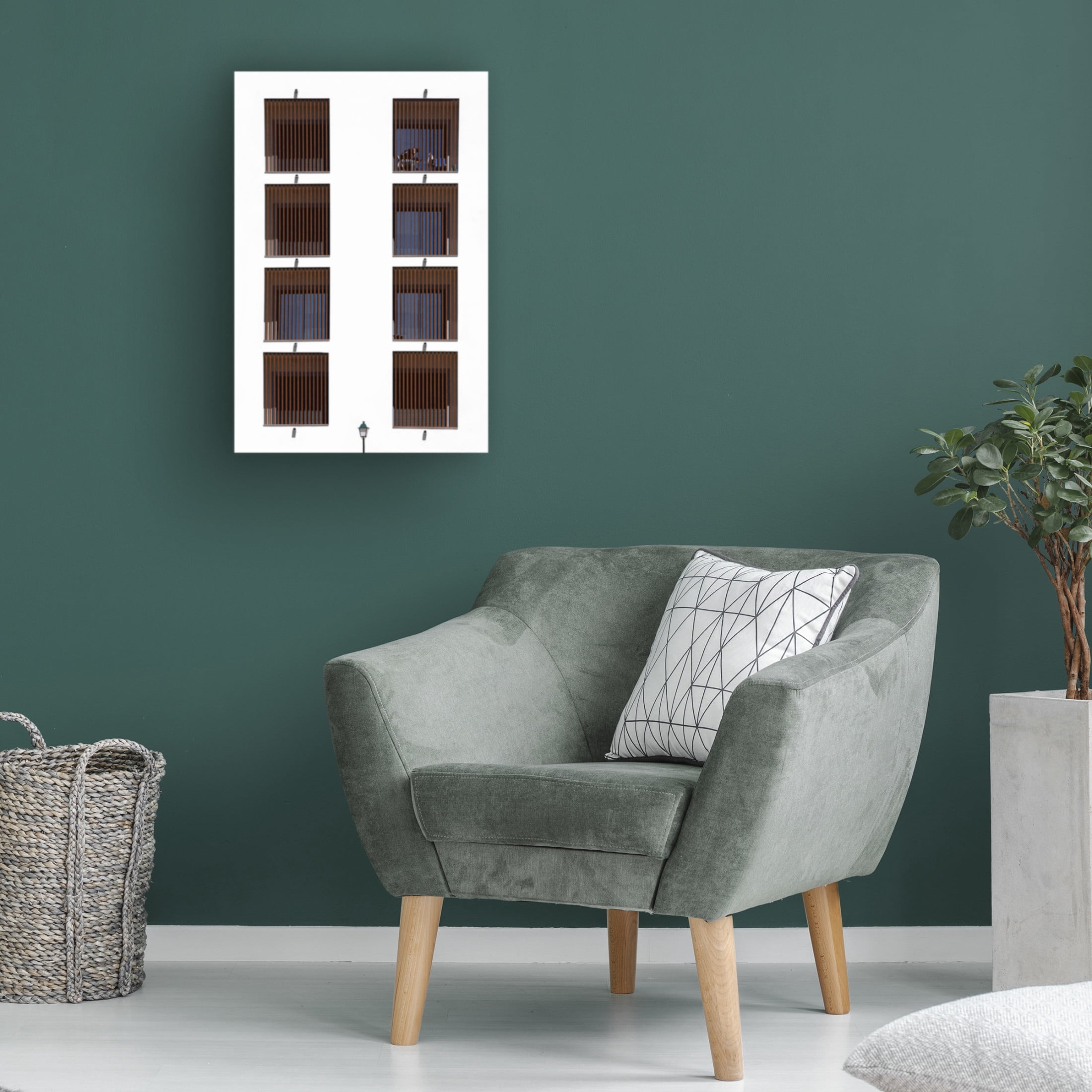 Trademark Fine Art Elena Arjona Between bars Canvas Wall Art