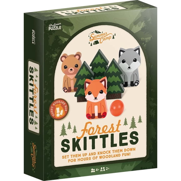 Skittles Game Professor PUZZLE Forest para divertirse al aire libre
