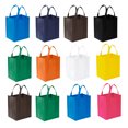 thumbnail image 4 of New Arrival Quality Reusable Foldable Button Shopping Bag Non-Woven Tote Pouch Storage Handbag Grocery Eco Friendly Bags Blue, 4 of 6